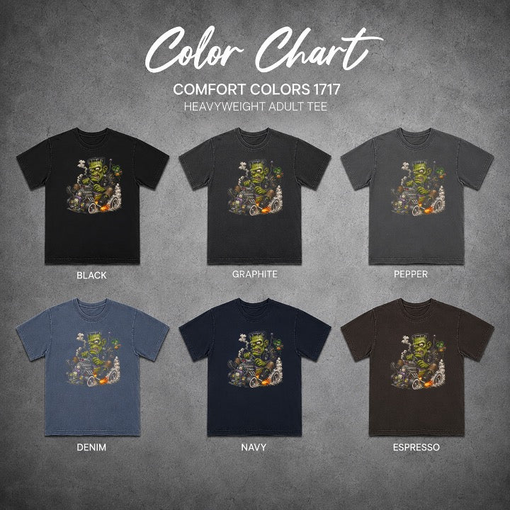 Frankenstein Hot Rod Comfort Colors tee — CC_corrected(8).jpeg