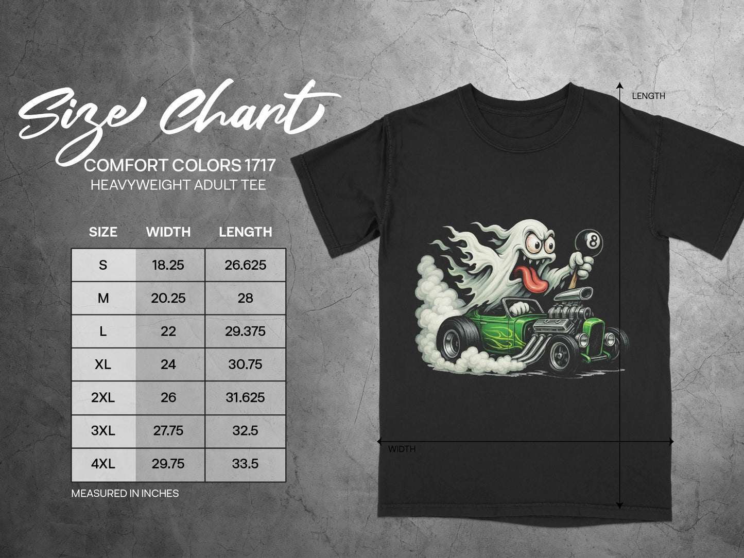 Ghost Hot Rod Comfort Colors tee — COMFORT COLORS 1717  SIZE CHART(6).jpeg