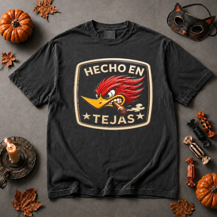 Hecho en Tejas Comfort Colors tee — Comfort Colors Halloween Flat Lay(20261008-194137).jpeg