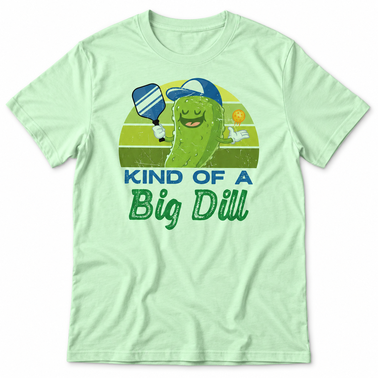 Big Dill tri-blend tee on white background