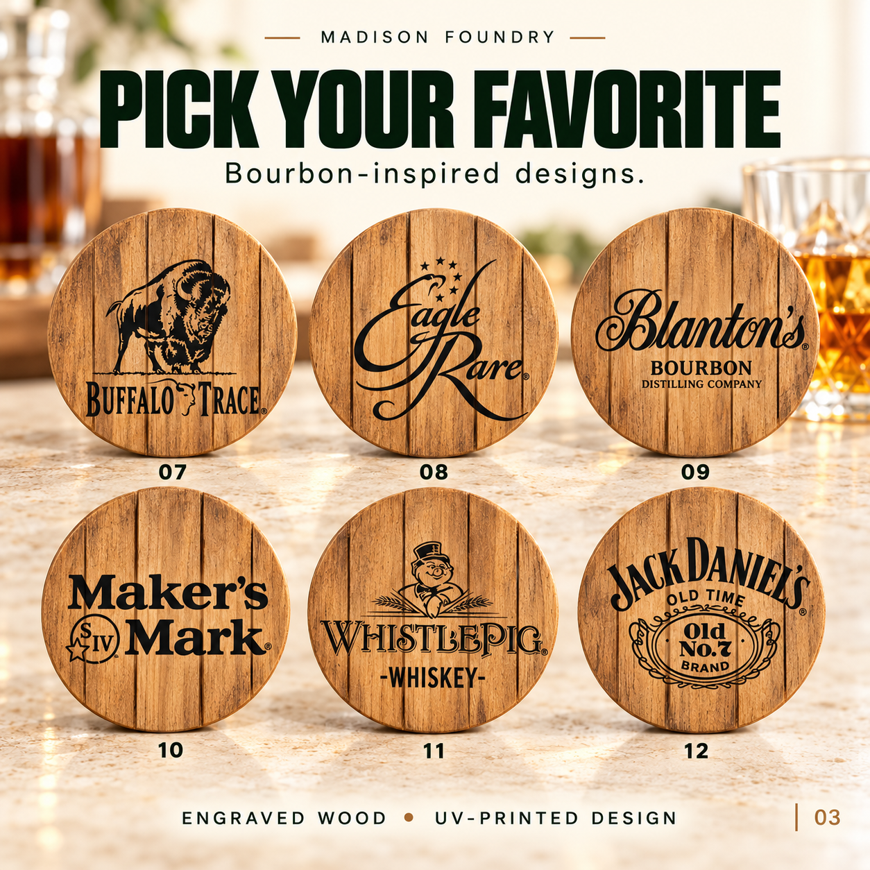 Pick Your Favorite Bourbon Coaster-3