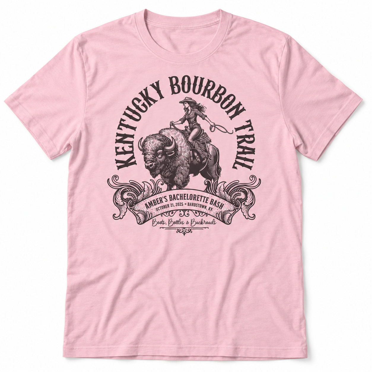 Bourbon Trail  "Buffalo Rodeo" tri-blend tee main