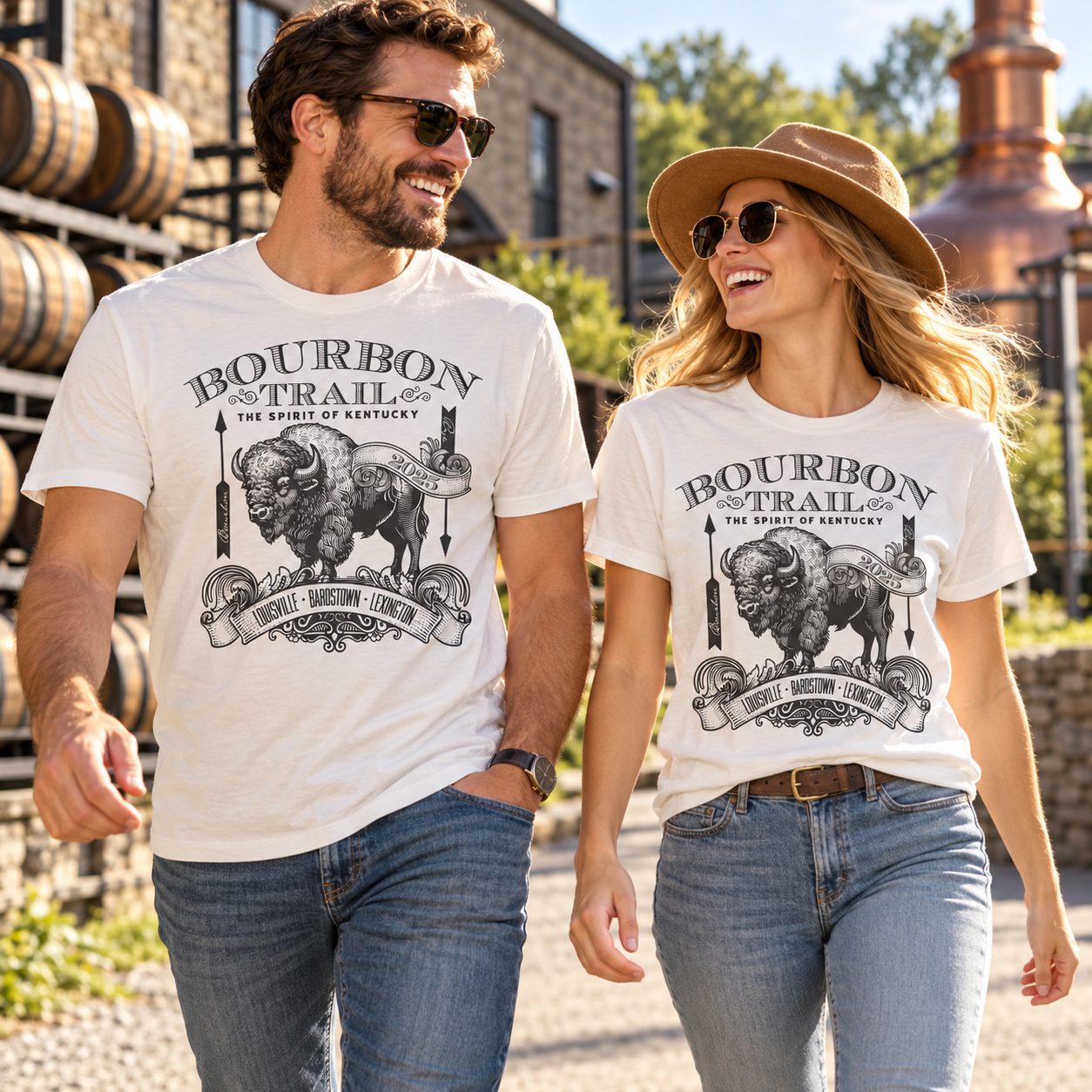 Bourbon Trail  "Spirit of Kentucky" tri-blend tee lifestyle