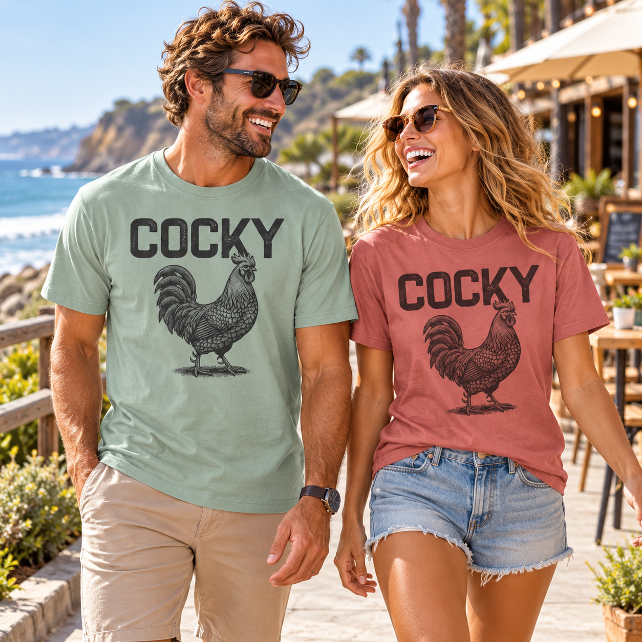 Cocky tri-blend tee lifestyle