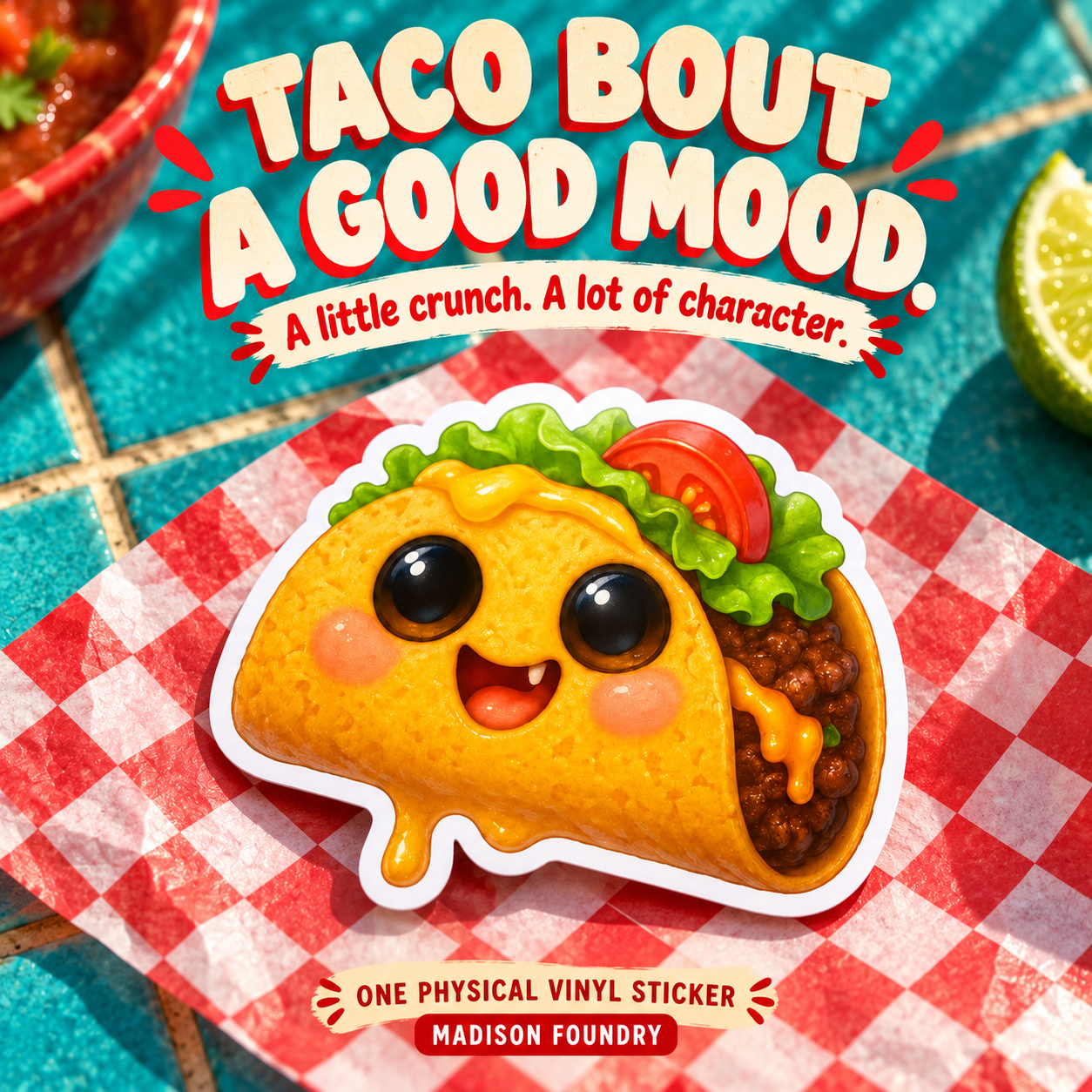 Taco Bout A Good Mood — taco sticker spotlight