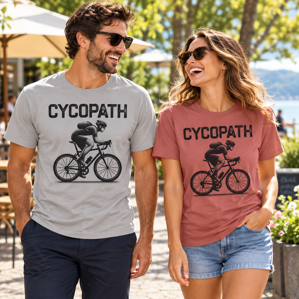 Cycopath tri-blend tee lifestyle