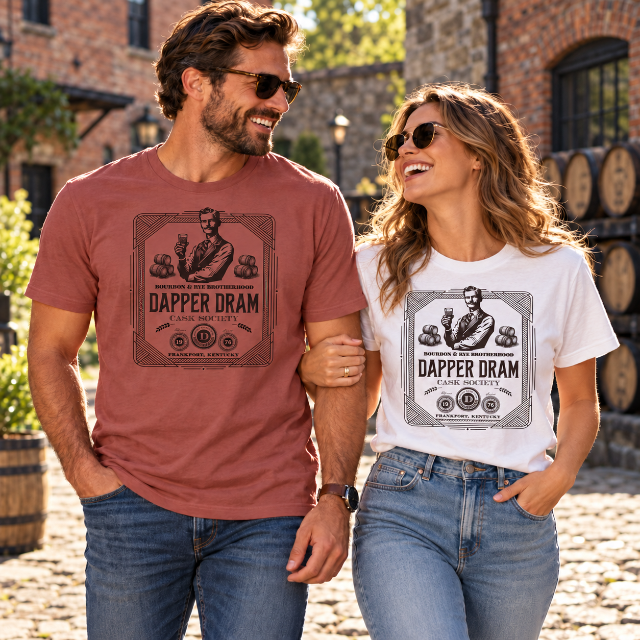 Dapper Dram tri-blend tee lifestyle