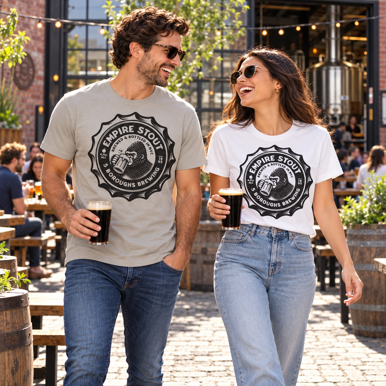 Empire Stout tri-blend tee lifestyle