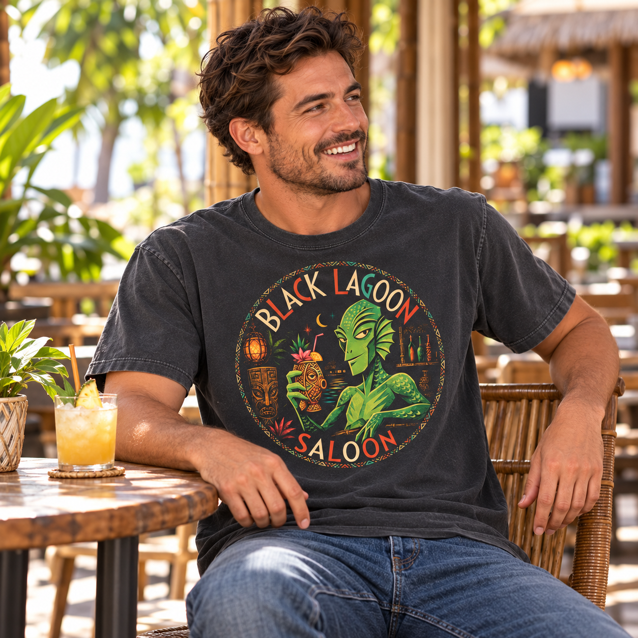 Black Lagoon Saloon Creature Tiki — tropical cafe lifestyle