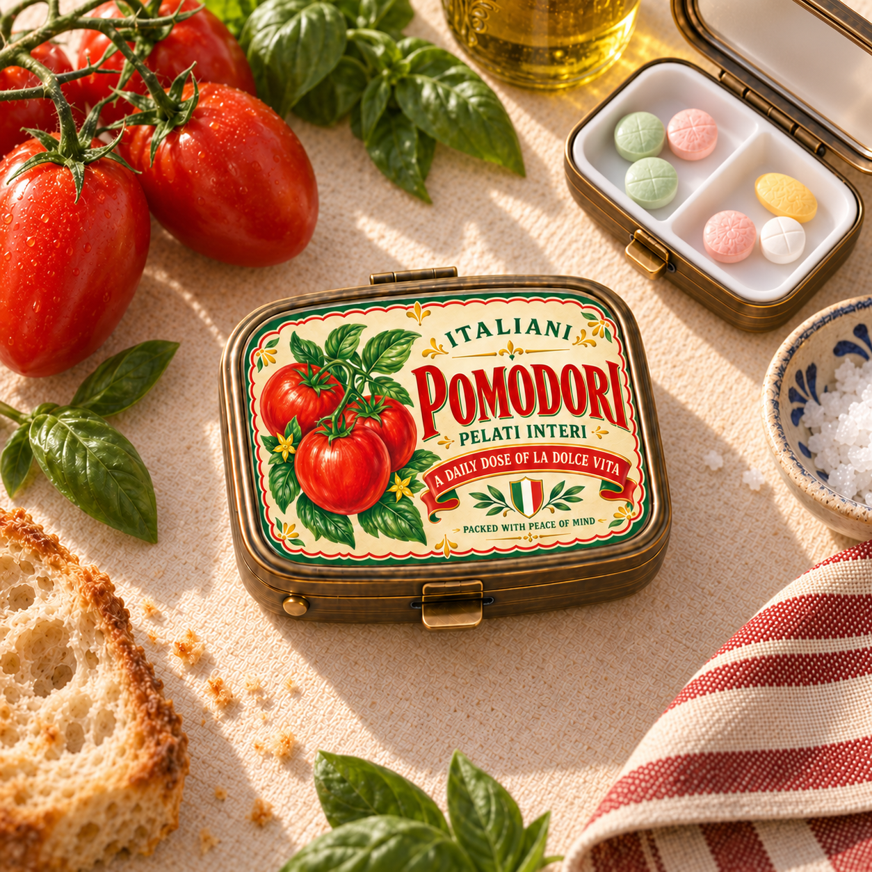 Vintage foodie pill box lifestyle photo 5