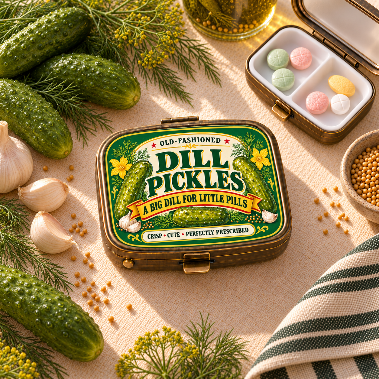 Vintage foodie pill box lifestyle photo 6