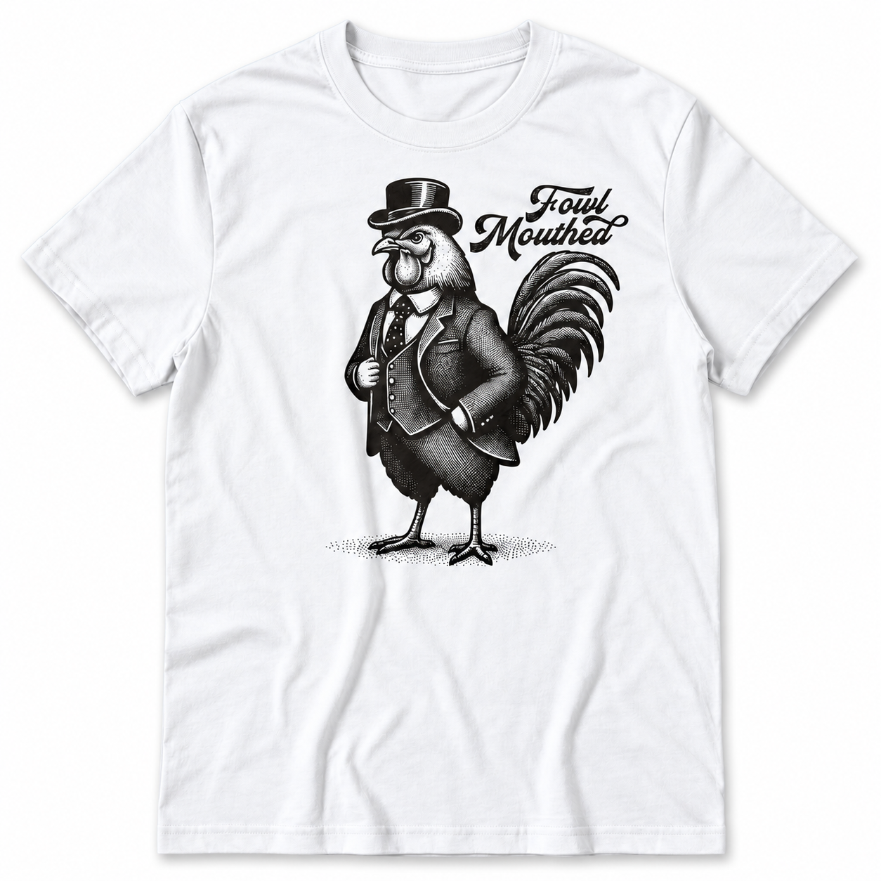 Fowl Mouth tri-blend tee main