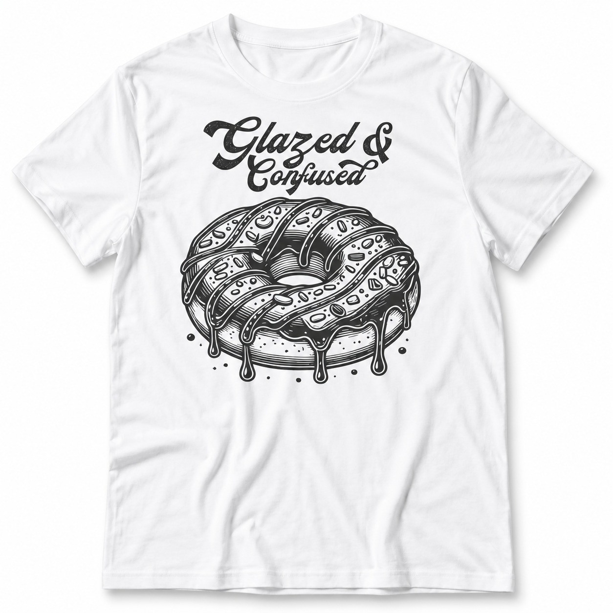 Glazed and Confused tri-blend tee main