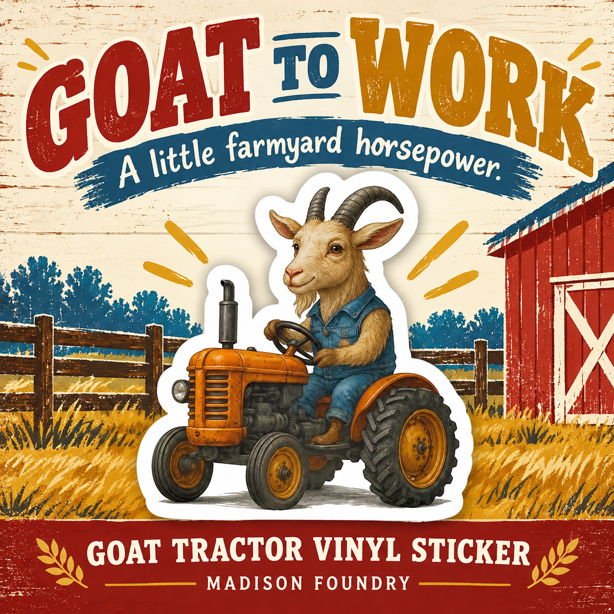 goat sticker hero
