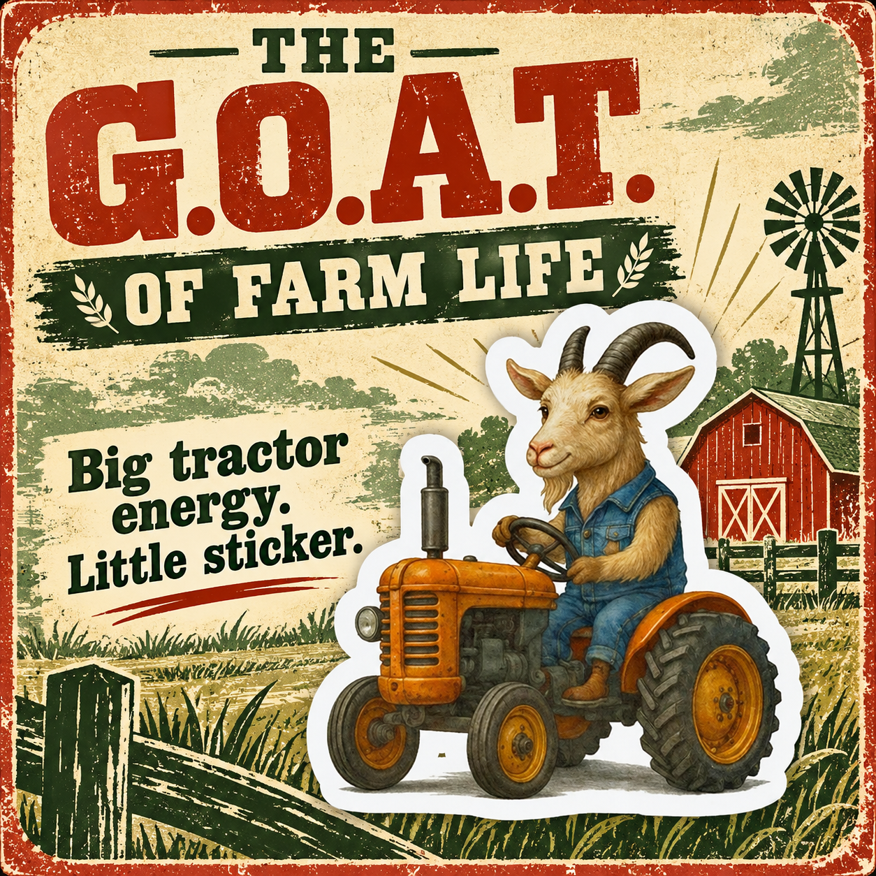 goat sticker personality