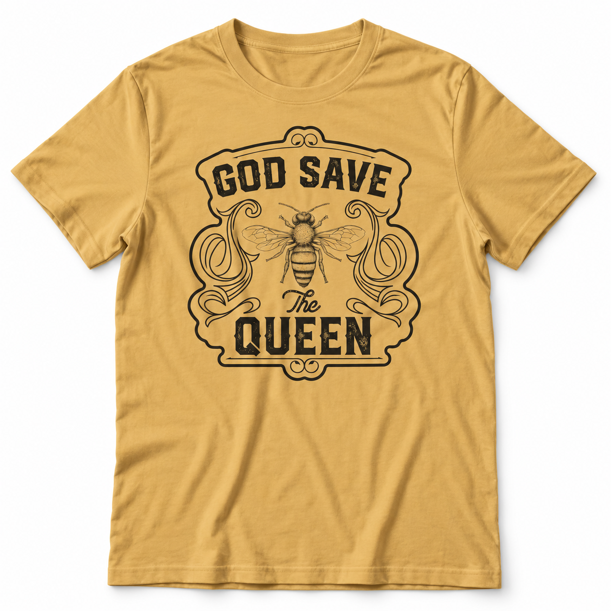 God Save The Queen tri-blend tee main
