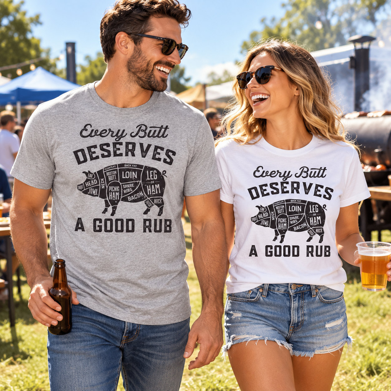 Good Rub tri-blend tee lifestyle