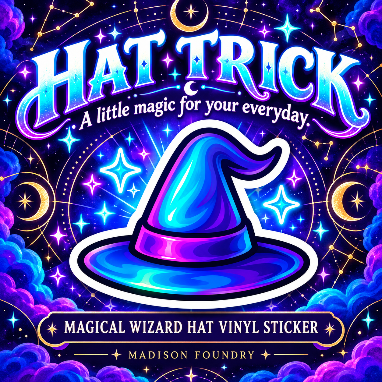 hat sticker hero