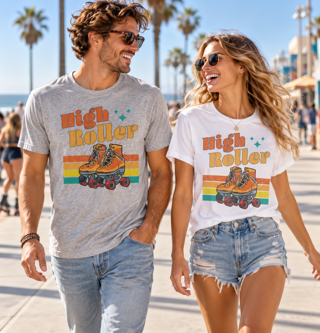High Roller tri-blend tee lifestyle