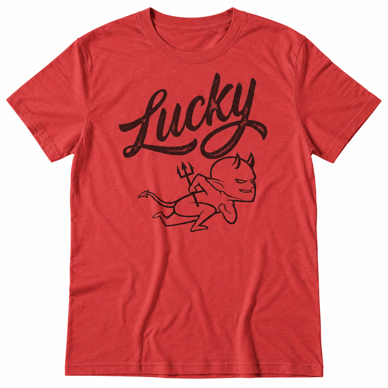 Lucky Devil tri-blend tee main