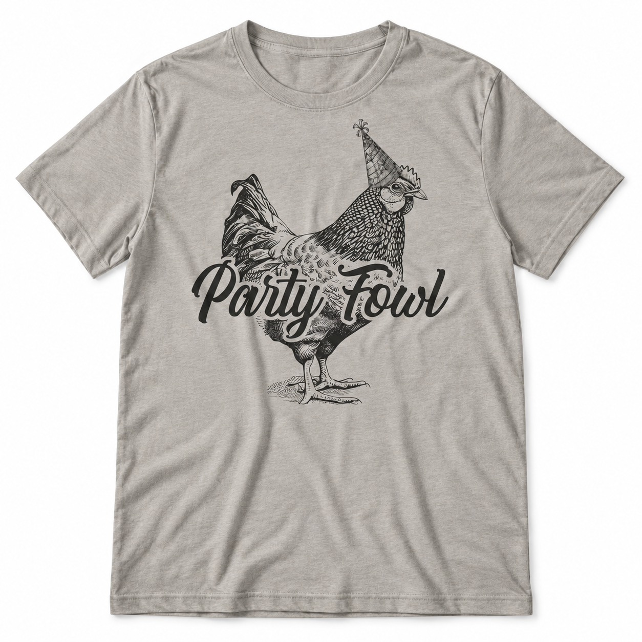 Party Fowl tri-blend tee main