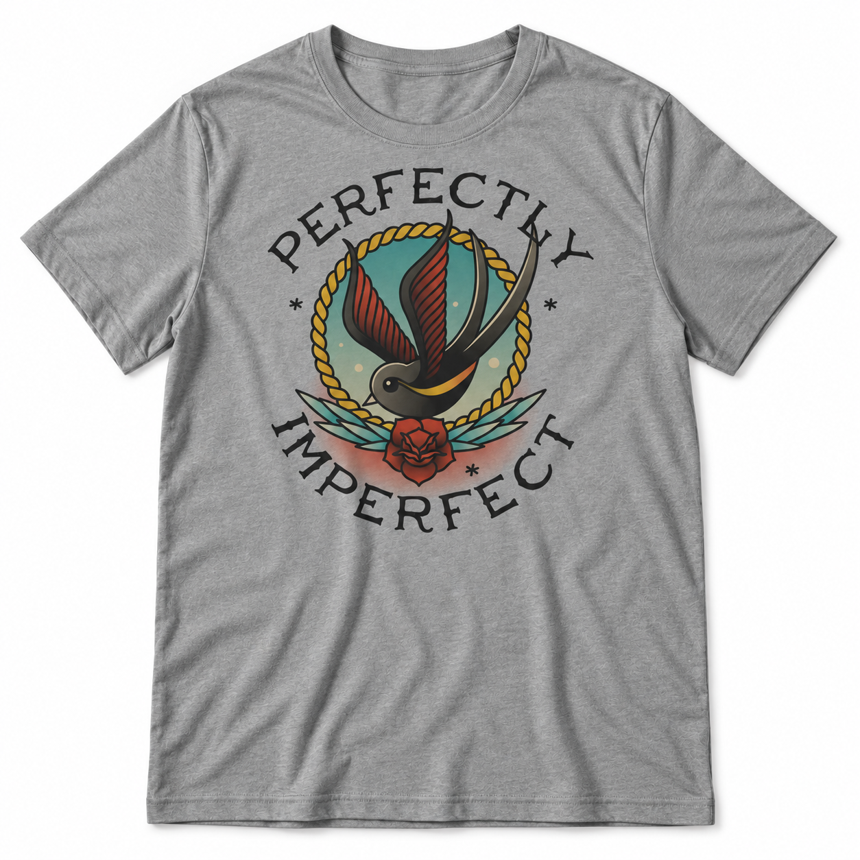 Perfectly Imperfect tri-blend tee main