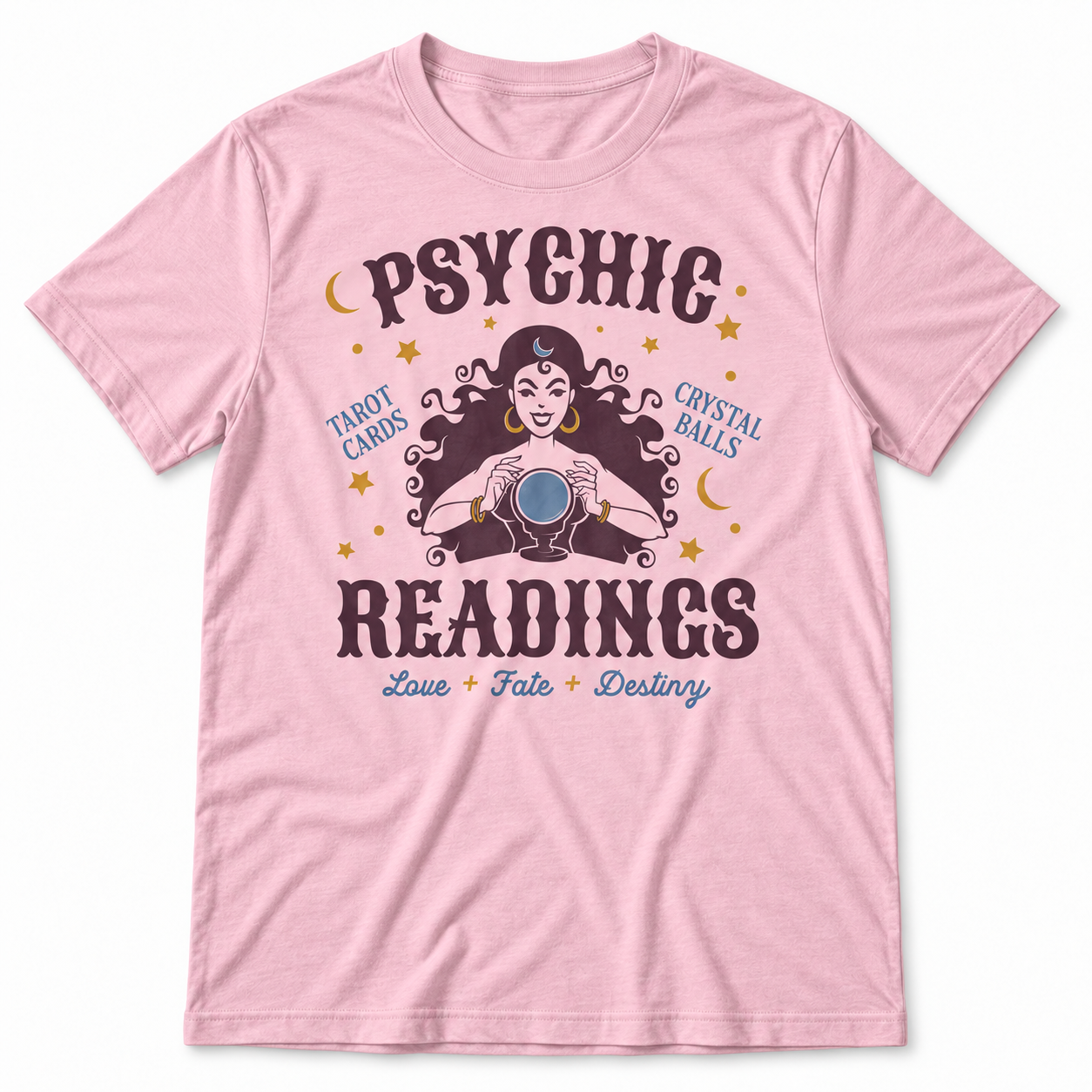 Psychic Readings tri-blend tee main