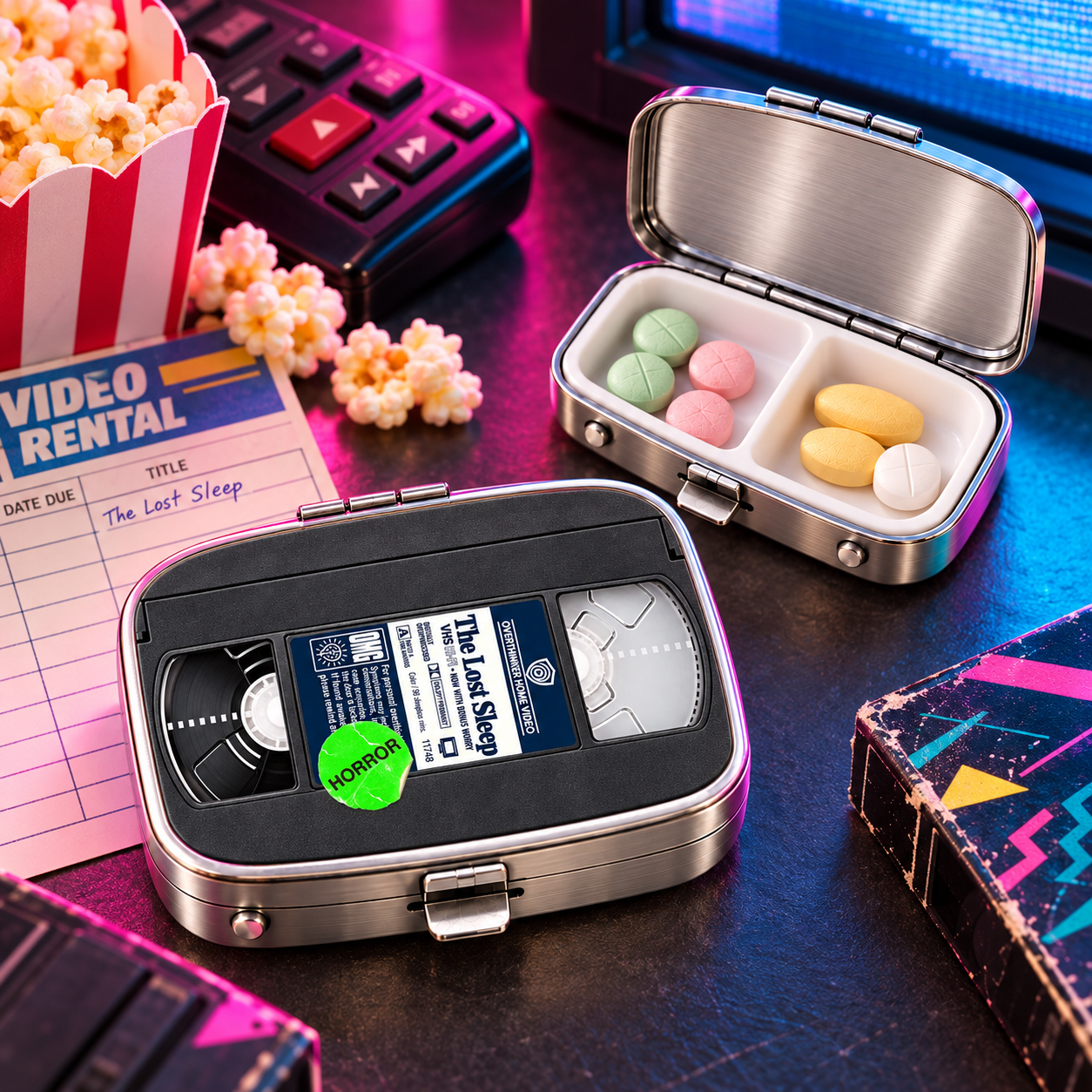 Retro tech pill box lifestyle image 4