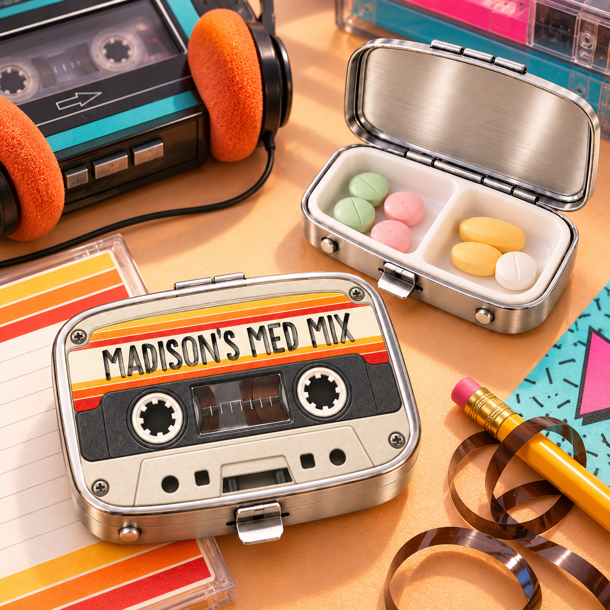 Retro tech pill box lifestyle image 5