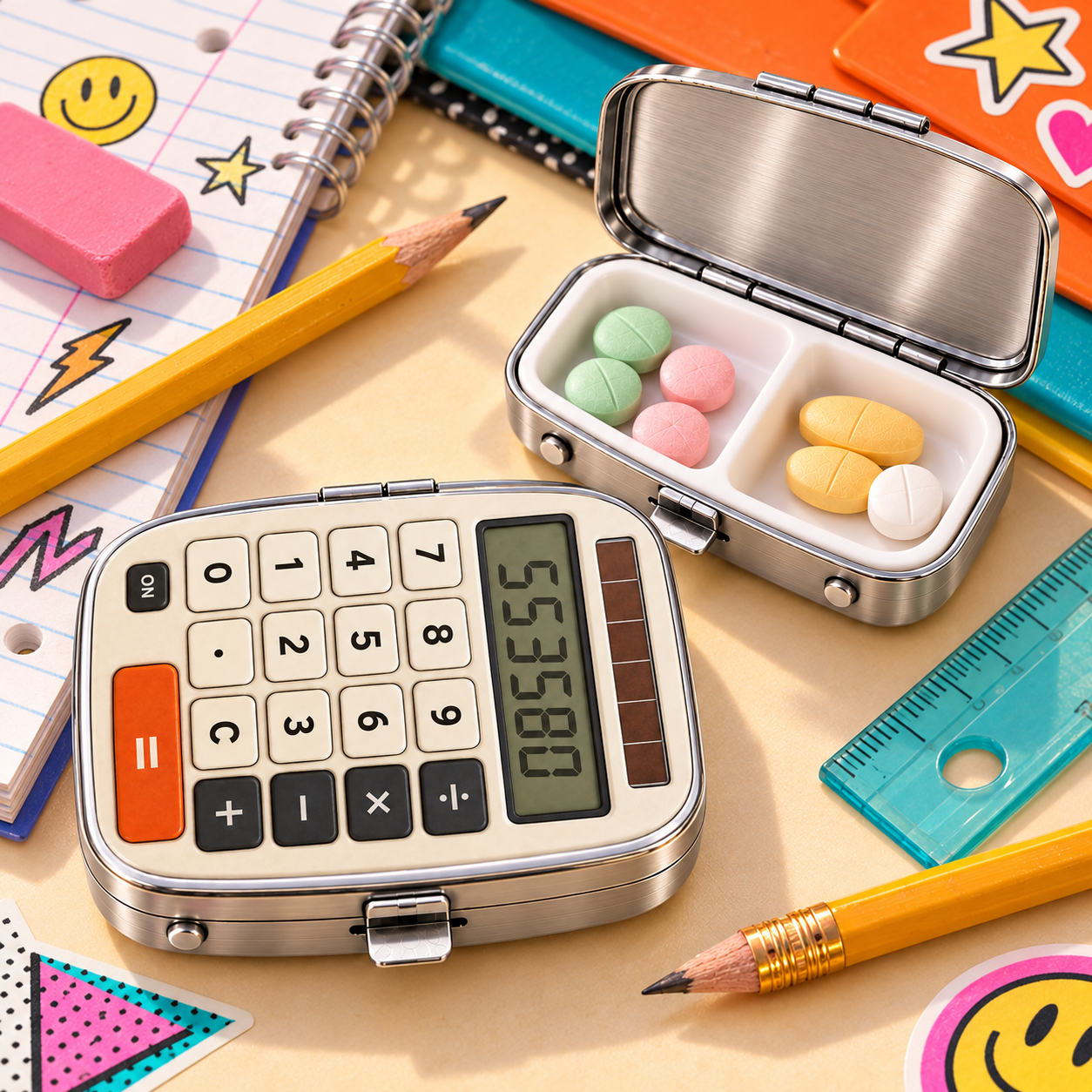Retro tech pill box lifestyle image 6