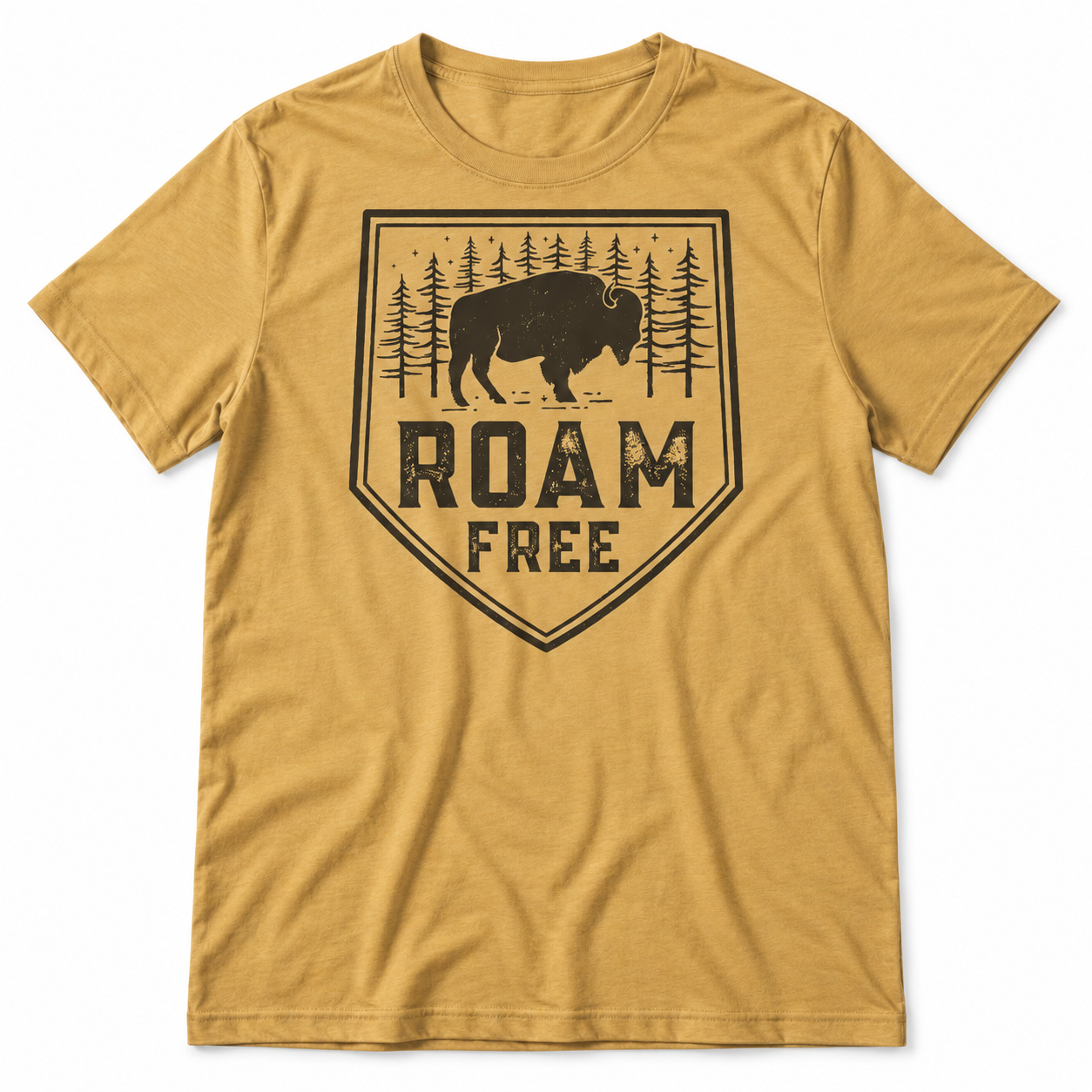 Roam Free tri-blend tee main