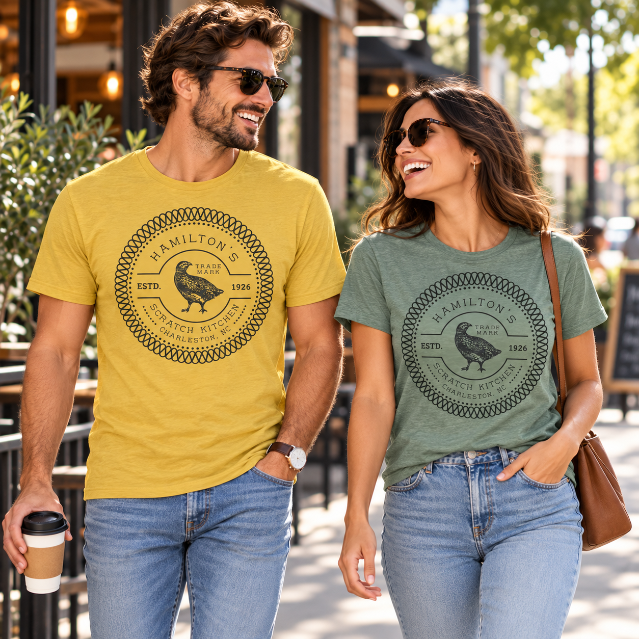 Scratch Kitchen tri-blend tee lifestyle