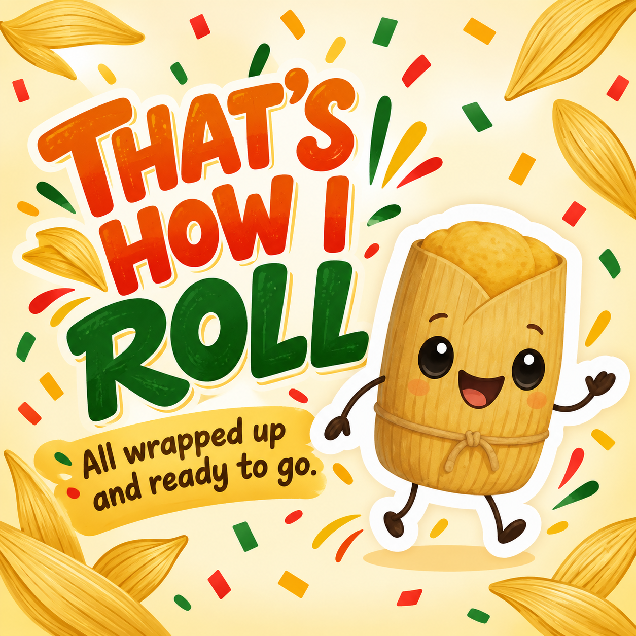 tamale sticker personality