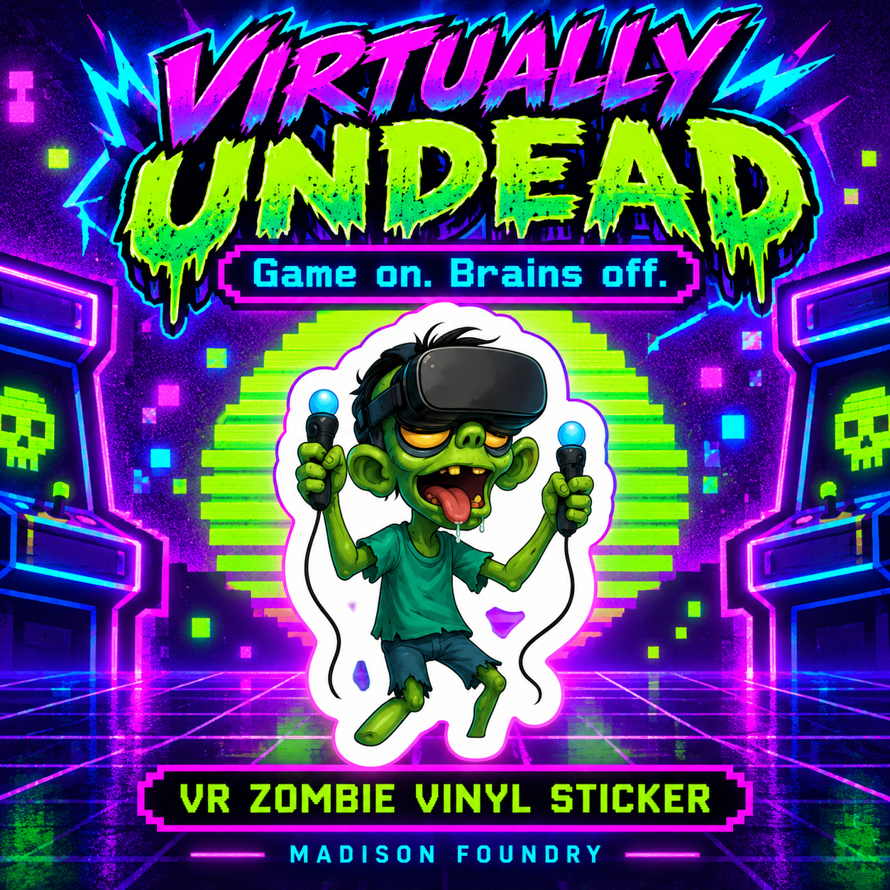 zombie sticker hero