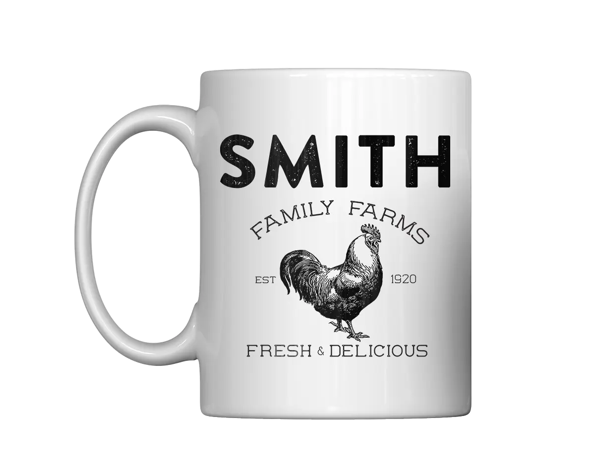 Family Farms Personalized Coffee Mug