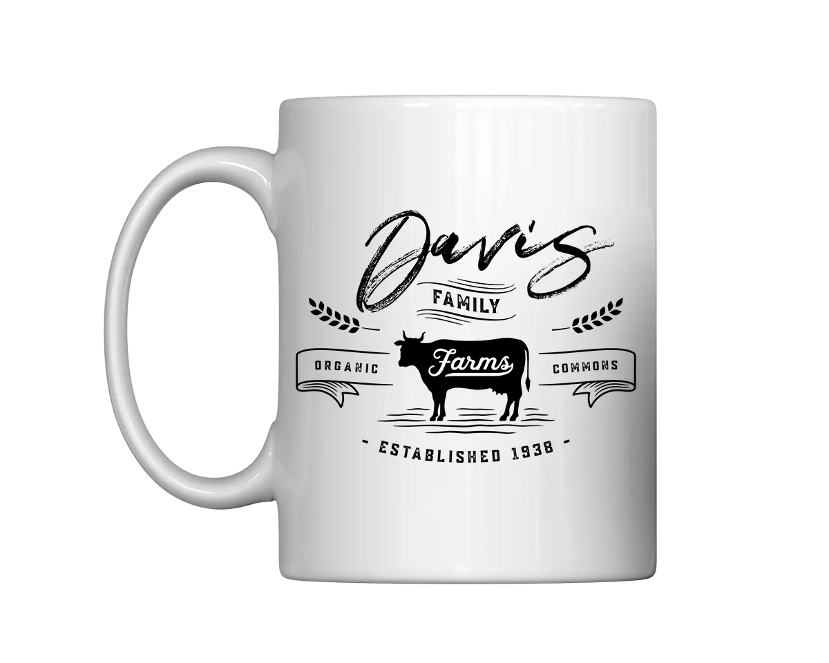 Family Farms Personalized Coffee Mug