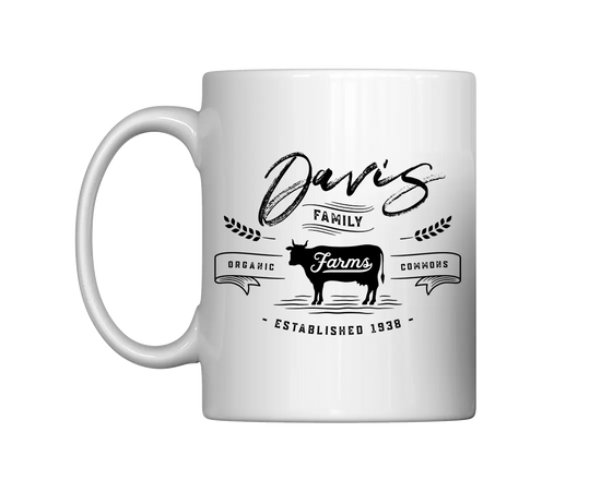 Family Farms Personalized Coffee Mug