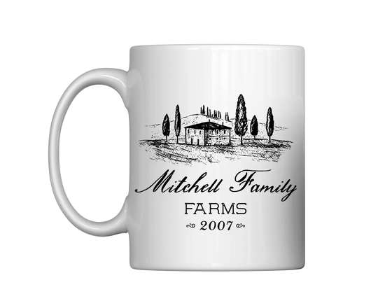 Family Farms Personalized Coffee Mug